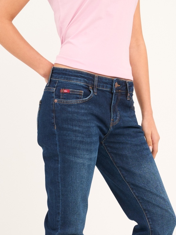 Lee Cooper - Blugi dama boyfriend cu aspect decolorat - Img 2