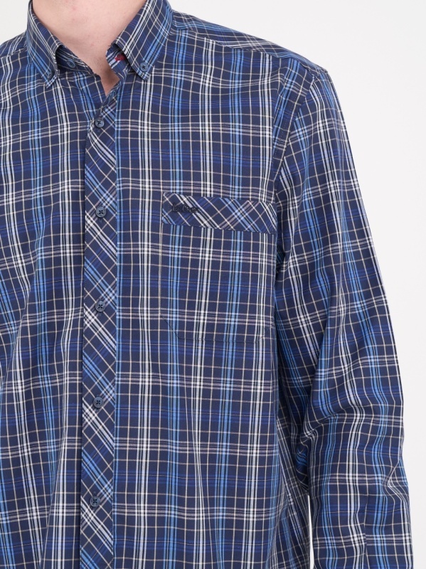 Lee Cooper - Camasa barbat cu maneca lunga si carouri - Img 3