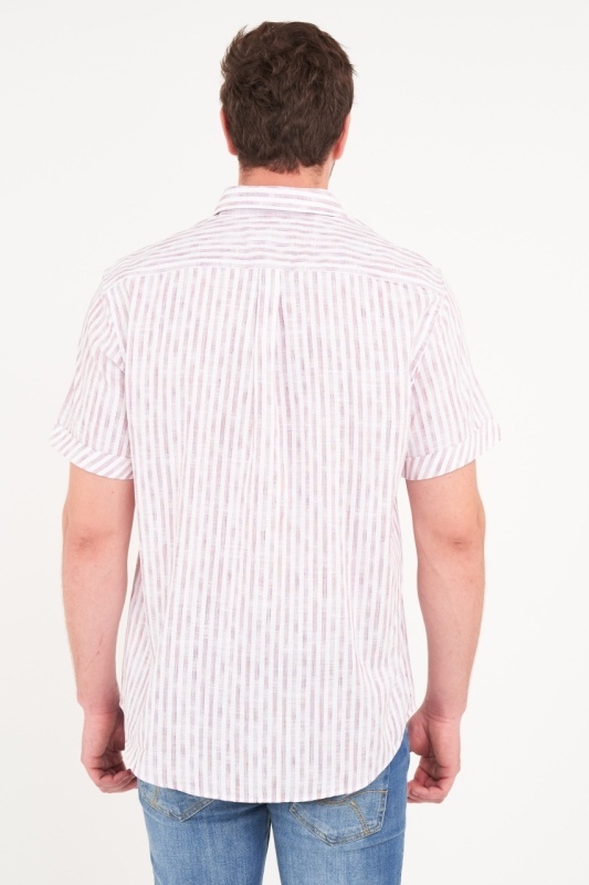 Lee Cooper - Camasa barbat maneca scurta cu model in dungi - Img 3