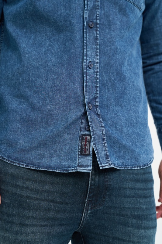 Lee Cooper - Camasa barbat regular cu un buzunar - Img 3