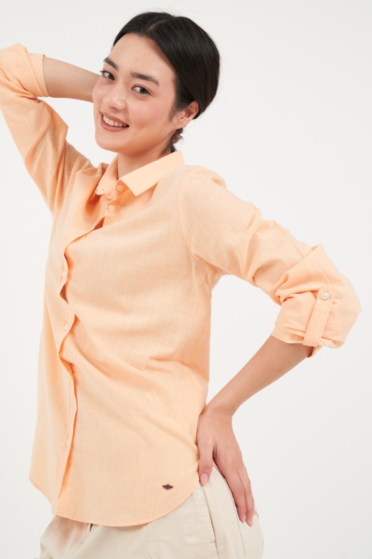 Lee Cooper - Camasa dama de culoare uniforma - Img 2