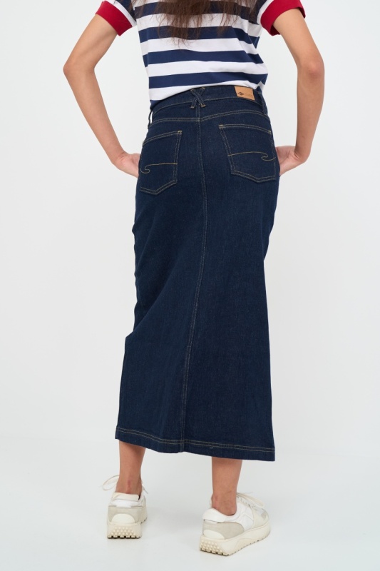 Lee Cooper - Fusta dama din denim cu buzunare aplicate - Img 3