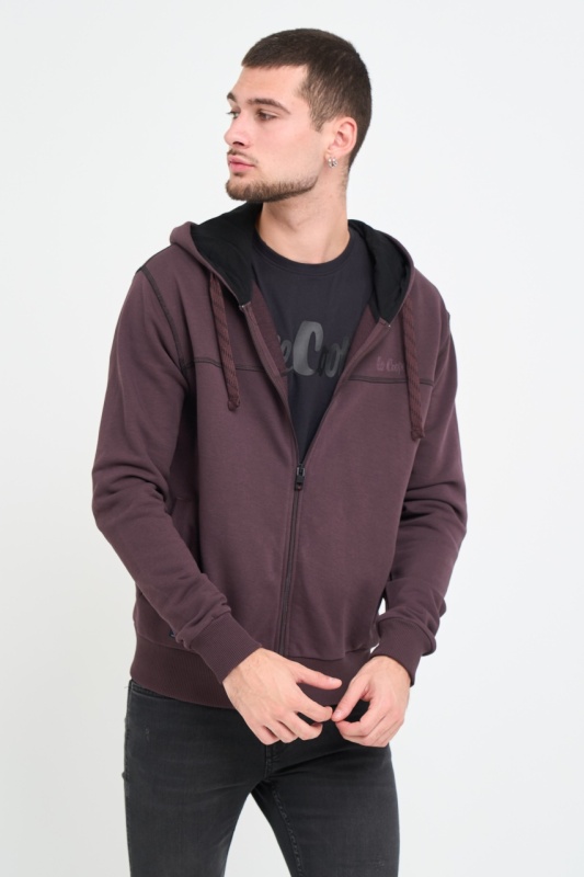 Lee Cooper - Hanorac barbat cu fermoar si gluga - Img 10