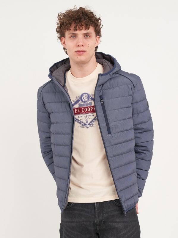 Lee Cooper - Jacheta barbat subtire cu buzunare si gluga - Img 6