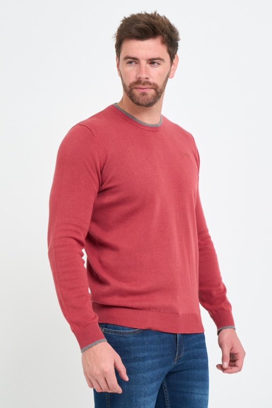 Lee Cooper - Pulover barbat de culoare uniforma - Img 4