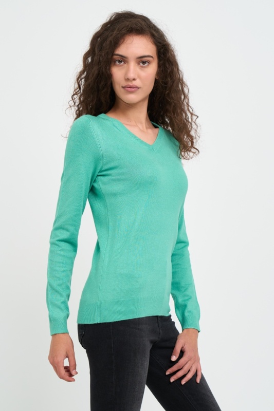 Lee Cooper - Pulover dama de culoare uniforma - Img 5
