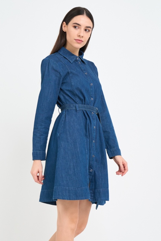 Lee Cooper - Rochie dama din denim cu buzunare - Img 8