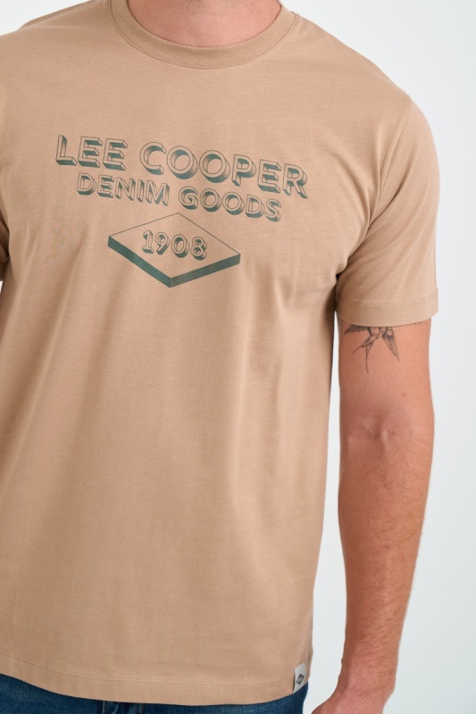 Lee Cooper - Tricou barbat cu imprimeu logo - Img 3