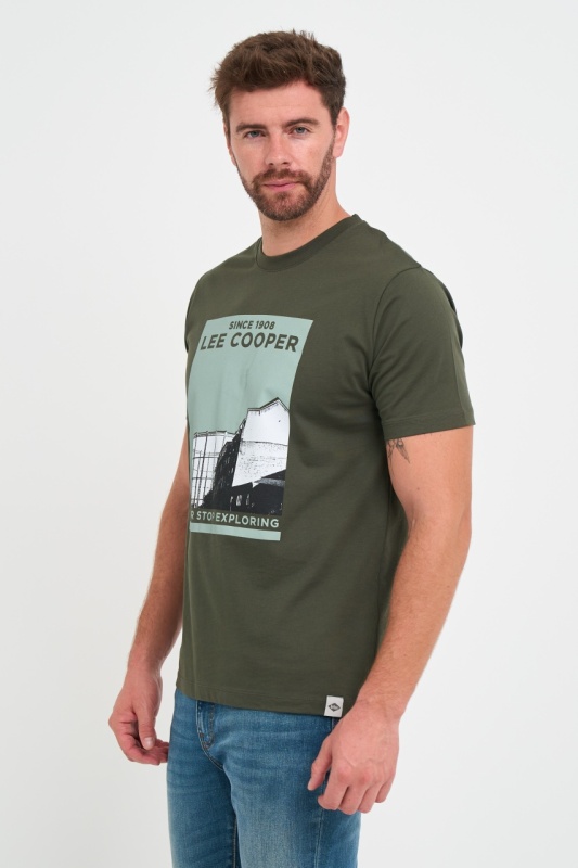 Lee Cooper - Tricou barbat cu imprimeu logo - Img 6
