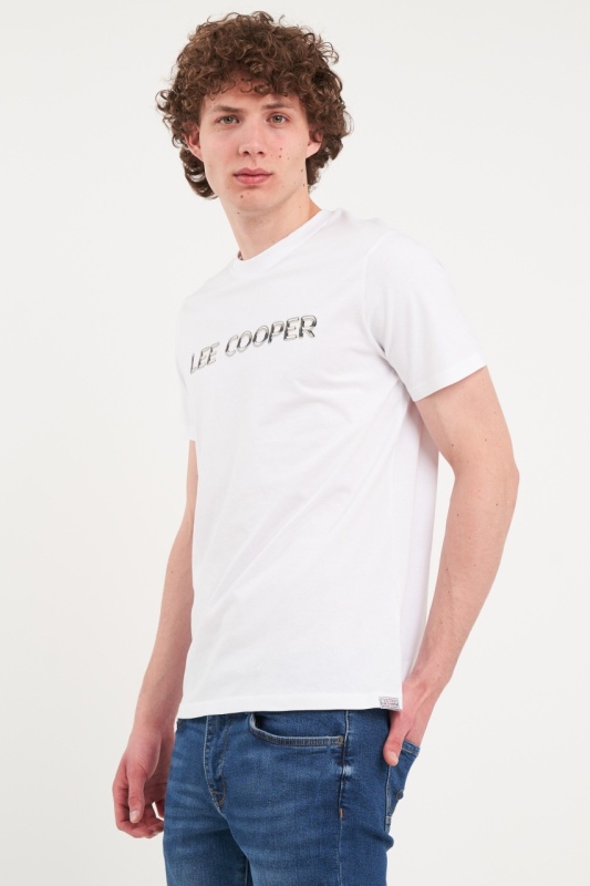 Lee Cooper - Tricou barbat cu imprimeu logo - Img 4