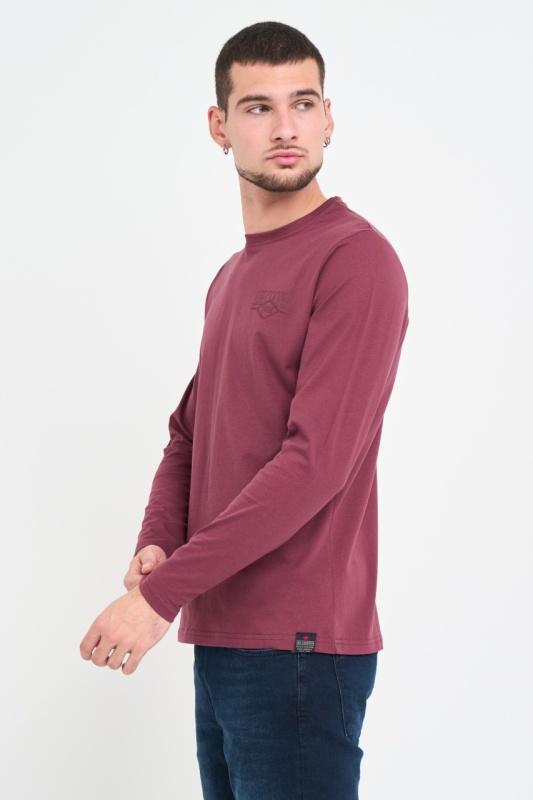 Lee Cooper - Tricou barbat cu maneca lunga cu logo - Img 9