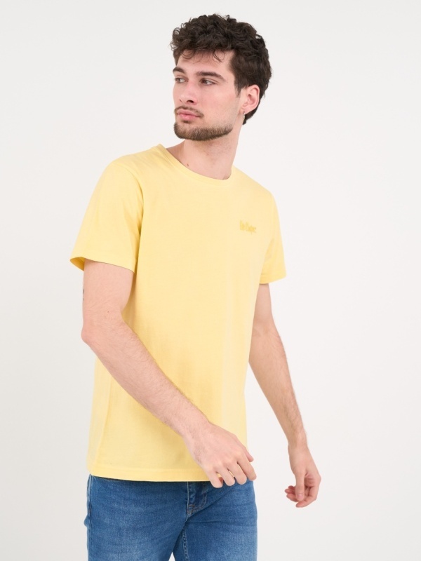 Lee Cooper - Tricou barbat cu maneca scurta de culoare uniforma - Img 5
