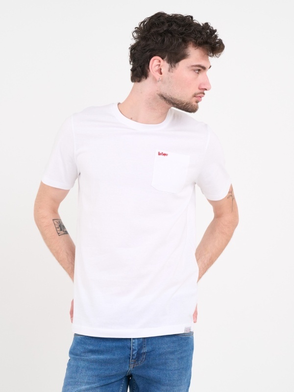 Lee Cooper - Tricou barbat cu maneca scurta si buzunar - Img 4