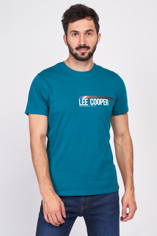 Lee Cooper - Tricou barbat din bumbac cu logo