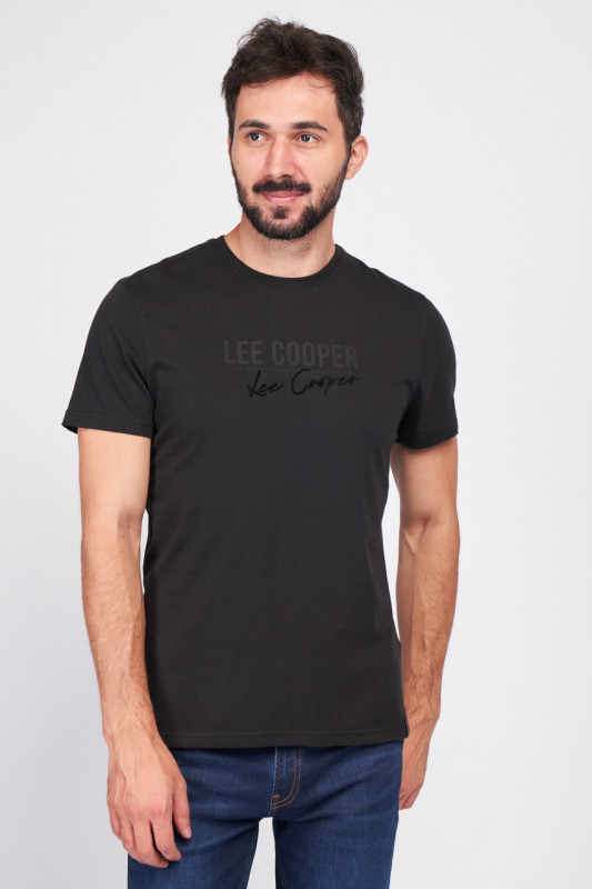 Lee Cooper - Tricou barbat din bumbac cu logo