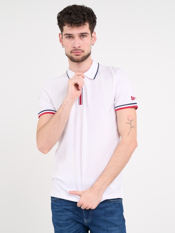 Lee Cooper - Tricou barbat polo cu detalii logo - Img 6