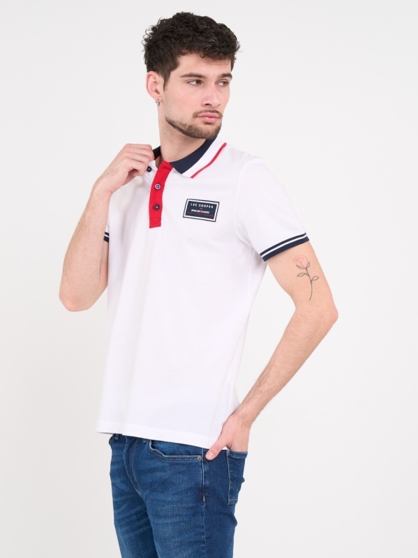 Lee Cooper - Tricou barbat polo cu detalii logo - Img 6