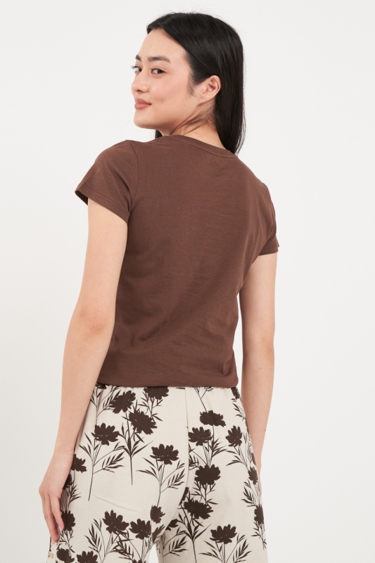 Lee Cooper - Tricou dama cu imprimeu logo - Img 2