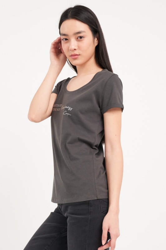 Lee Cooper - Tricou dama cu imprimeu texturat - Img 4