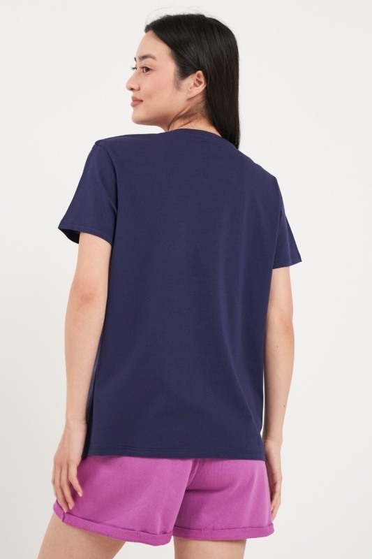 Lee Cooper - Tricou dama cu maneca scurta si imprimeu - Img 2