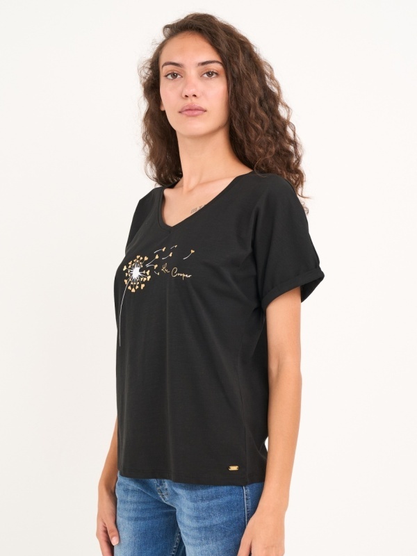 Lee Cooper - Tricou dama cu maneca scurta si imprimeu - Img 7