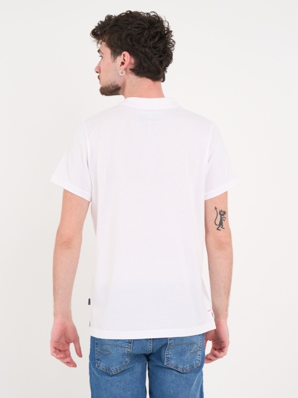 Lee Cooper - Tricou polo barbat de culoare uniforma - Img 2