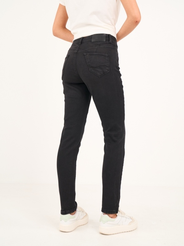 Timeout - Blugi dama skinny de culoare inchisa - Img 4