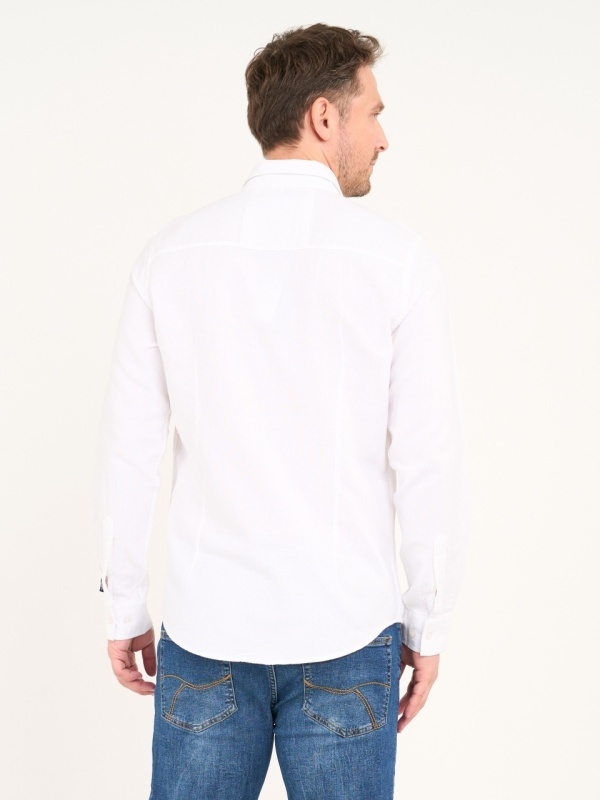 Timeout - Camasa barbat de culoare uniforma cu logo - Img 4