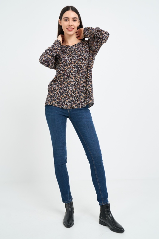 Timeout - Camasa dama cu model floral - Img 8