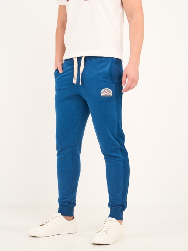 Timeout - Pantaloni sport barbat cu detalii logo - Img 4