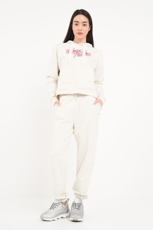 Timeout - Pantaloni sport dama cu buzunare si logo - Img 6