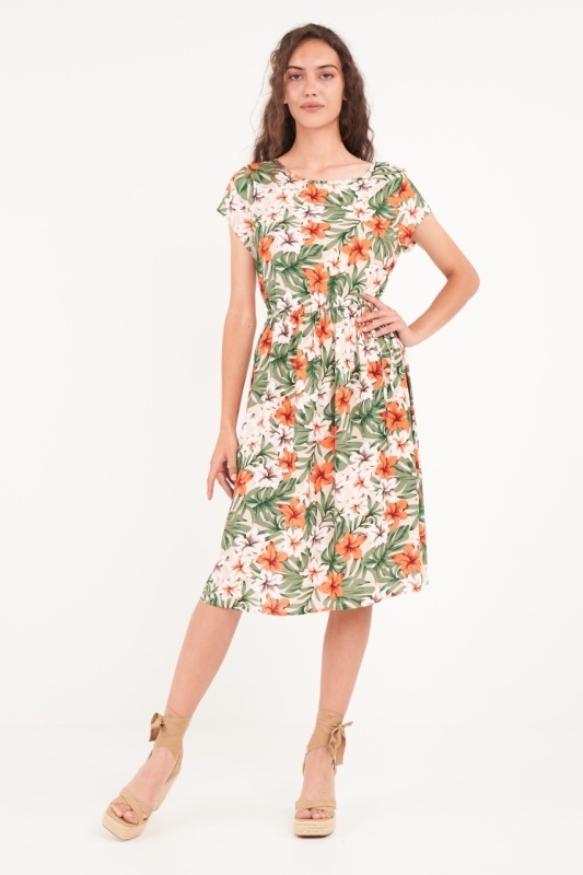Timeout - Rochie dama cu imprimeu floral - Img 7