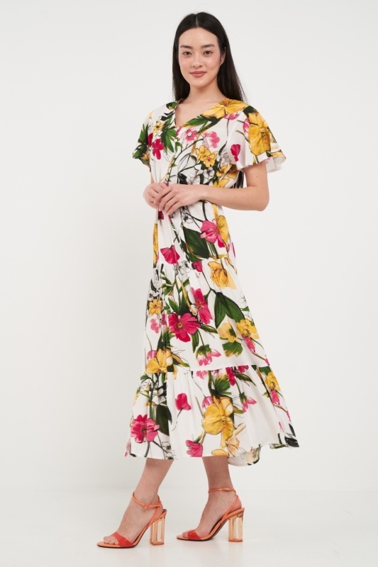 Timeout - Rochie dama cu imprimeu floral - Img 3