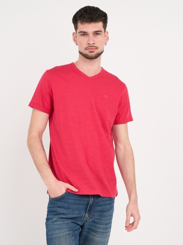 Timeout - Tricou barbat cu maneca scurta de culoare uniforma - Img 8
