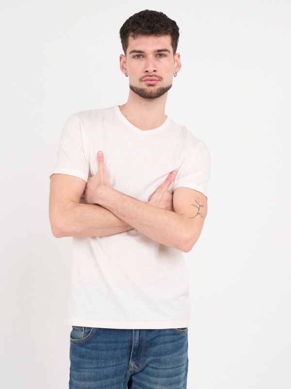 Timeout - Tricou barbat cu maneca scurta de culoare uniforma - Img 7