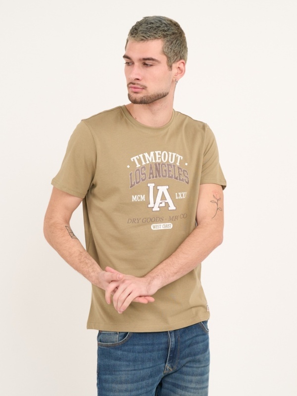 Timeout - Tricou barbat cu maneca scurta si detalii logo - Img 5
