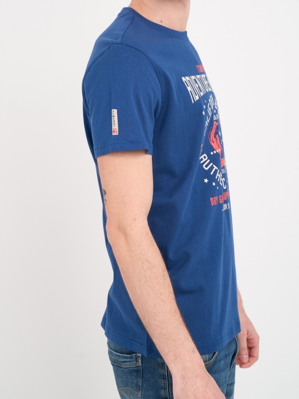 Timeout - Tricou barbat cu maneca scurta si imprimeu grafic - Img 2