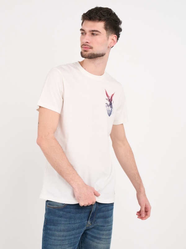 Timeout - Tricou barbat cu maneca scurta si imprimeu logo - Img 8