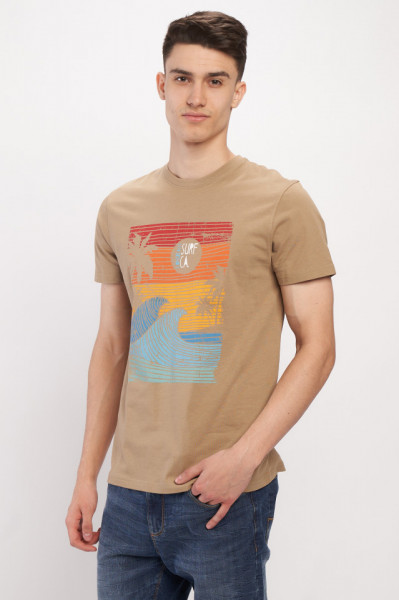 Timeout - Tricou barbat din bumbac cu imprimeu