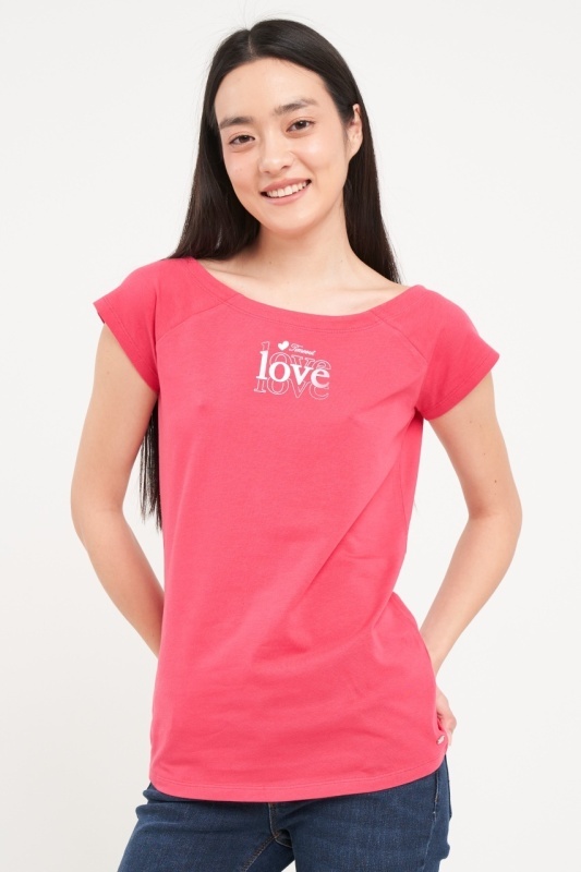 Timeout - Tricou dama cu maneca scurta de culoare uniforma - Img 7