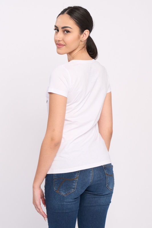 Timeout - Tricou dama cu maneca scurta si imprimeu text - Img 3