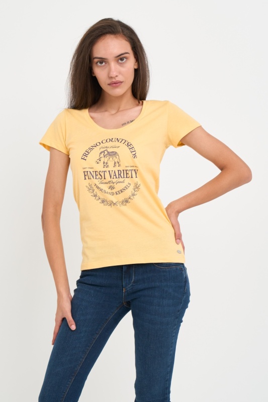 Timeout - Tricou dama cu text grafic si logo
