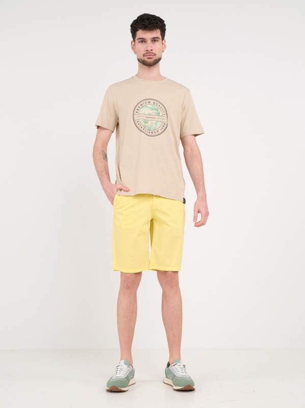 Kenvelo - Bermude barbat de culoare uniforma - Img 11