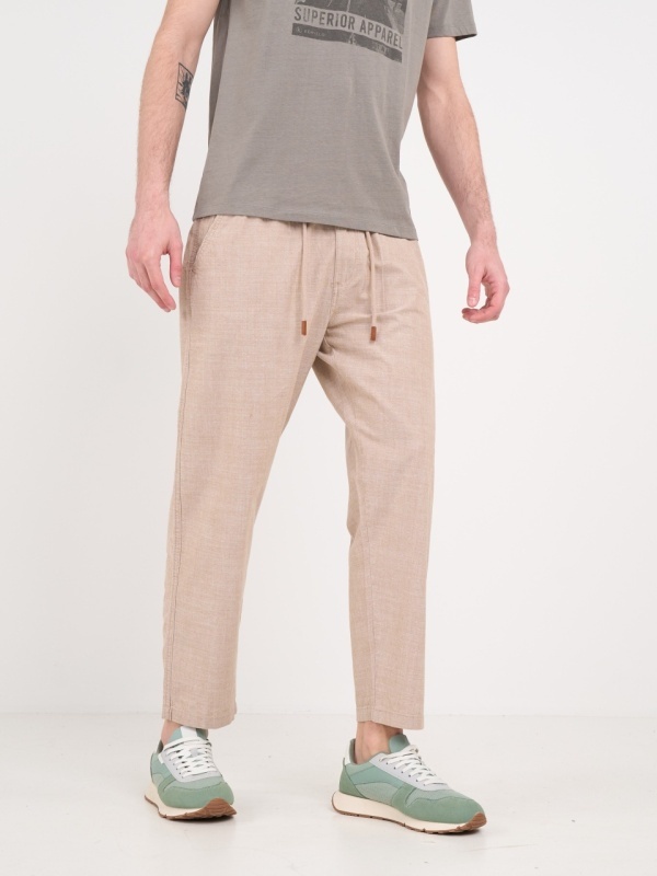 Kenvelo - Pantaloni lungi barbat de culoare uniforma - Img 8