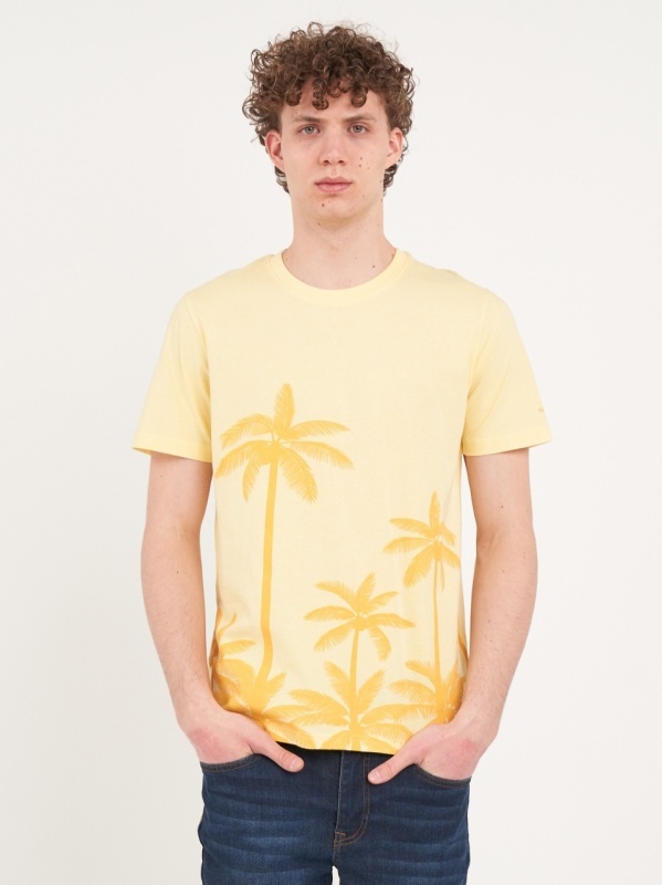 Kenvelo - Tricou barbat cu maneca scurta si imprimeu grafic - Img 5