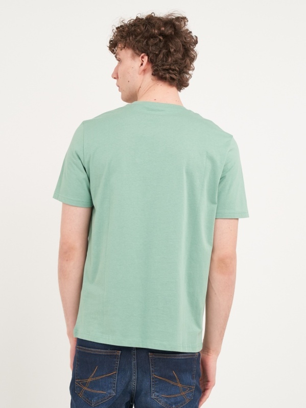 Kenvelo - Tricou barbat cu maneca scurta si imprimeu - Img 2