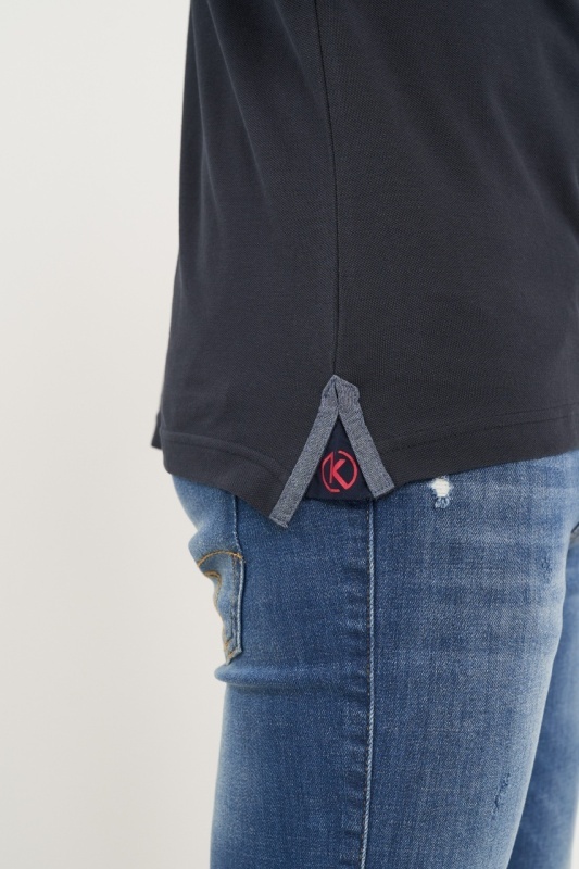 Kenvelo - Tricou barbat polo cu detalii logo - Img 4