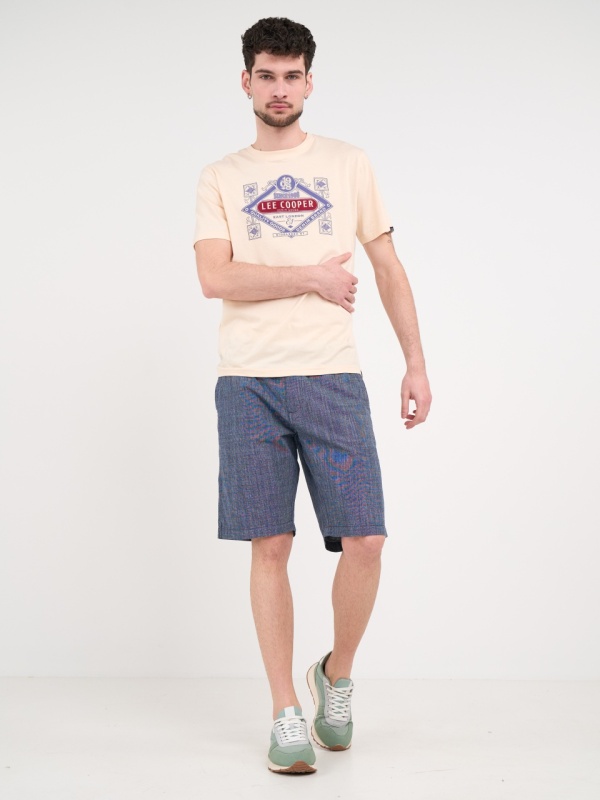 Lee Cooper - Bermude barbat cu textura si buzunare - Img 11