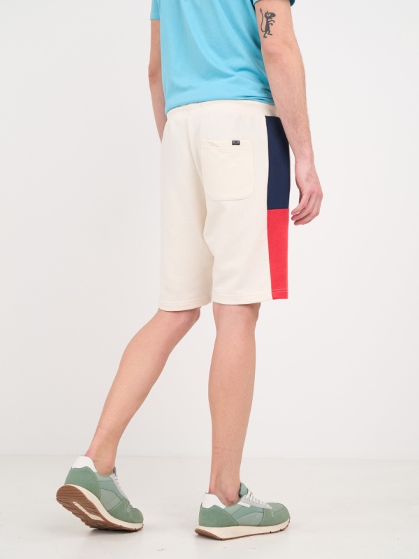 Lee Cooper - Bermude barbat sport cu imprimeu logo - Img 3