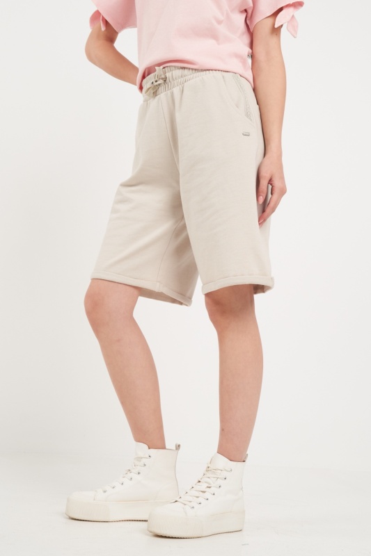 Lee Cooper - Bermude dama sport de culoare uniforma - Img 6